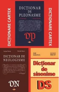 Coperta cărții Pachet dictionare: 1. Dictionar de neologisme; 2. Dictionar de pleonasme; 3. Dictionar de sinonime