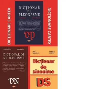 Coperta cărții Pachet dictionare: 1. Dictionar de neologisme; 2. Dictionar de pleonasme; 3. Dictionar de sinonime