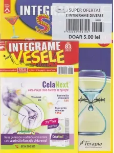Coperta cărții 2 integrame diverse: Integrame fara stres + Integrame vesele 2023