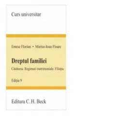 Coperta cărții Dreptul familiei. Editia 9