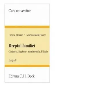 Coperta cărții Dreptul familiei. Editia 9