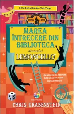 Coperta cărții Marea intrecere din biblioteca domnului Lemoncello