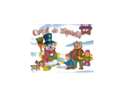 Coperta cărții Omul de zapadă - Pop-up