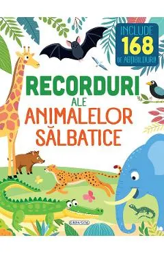 Coperta cărții Recorduri ale animalelor salbatice
