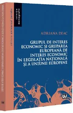 Coperta cărții Grupul de interes economic si gruparea europeana de interes economic