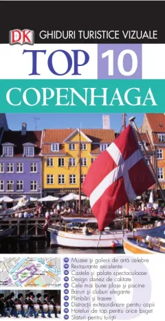 Coperta cărții Top 10. Copenhaga. Ghiduri turistice vizuale