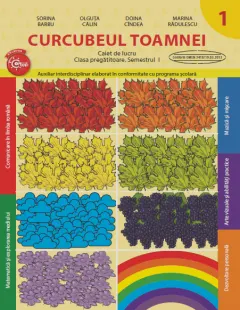 Coperta cărții Curcubeul toamnei. Caiet de lucru. Clasa pregătitoare. Semestrul I