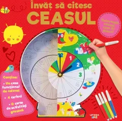 Coperta cărții Invat sa citesc ceasul