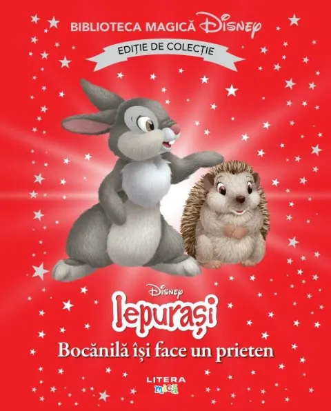 Coperta cărții Iepurasi. Bocanila isi face un prieten. Disney. Biblioteca magica. Editie de colectie