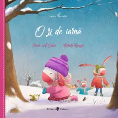 Coperta cărții Familia Iepuretti. O zi de iarnă