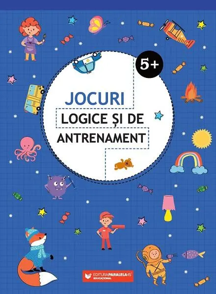 Coperta cărții Jocuri logice și de antrenament (5 ani +)