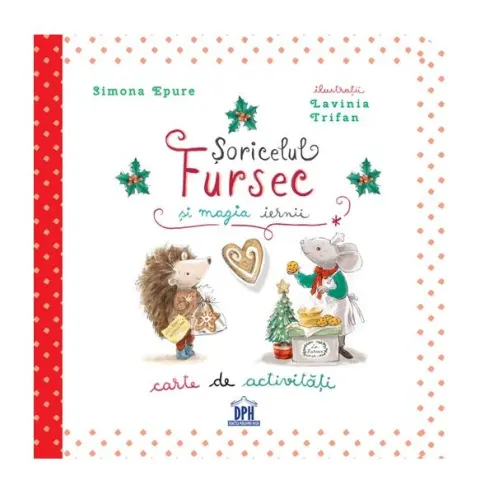 Coperta cărții Soricelul Fursec si magia iernii. Carte de activitati