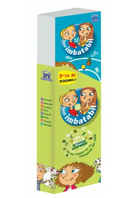 Coperta cărții Sunt imbatabil - Intrebari si raspunsuri - 9-10 Ani - Vol. II
