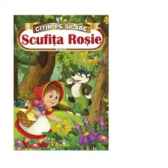 Coperta cărții Citim pe silabe - Scufita Rosie