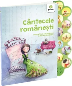 Coperta cărții Cantecele romanesti. Carte cu sunete
