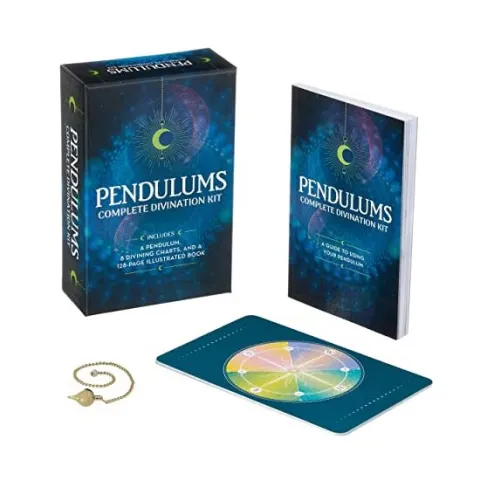 Coperta cărții Pendulums Complete Divination Kit, Emily Anderson