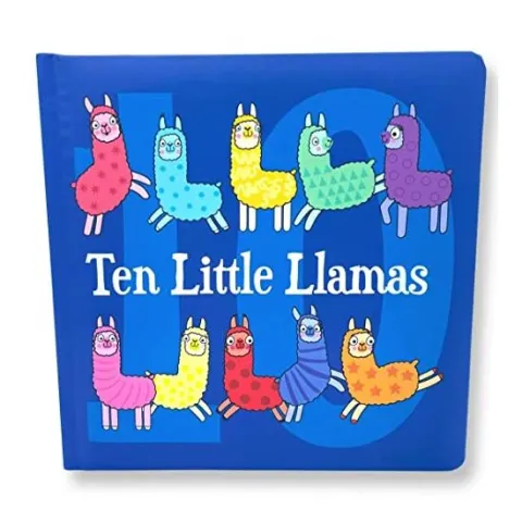 Coperta cărții Ten Little Llamas