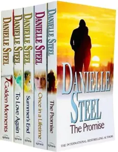 Coperta cărții Danielle Steel Collection 7 Books Set (Once In A Lifetime, The Promise, Summers End, Season Of Passion, Now And Forever, Secrets, Golden Moments)