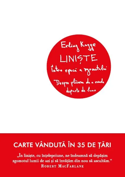 Coperta cărții Liniște într-o epocă a zgomotului