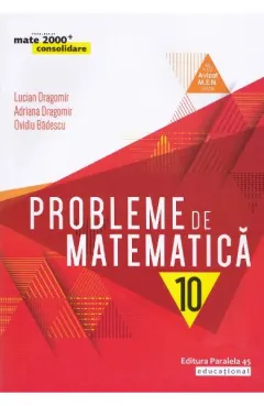 Coperta cărții Probleme de matematica - Clasa 10 - Consolidare