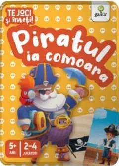 Coperta cărții Piratul ia comoara. Te joci si inveti