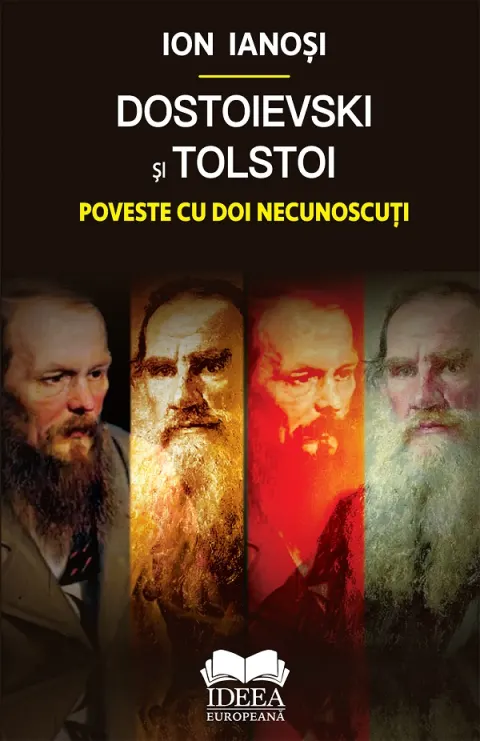 Coperta cărții Dostoievski si Tolstoi. Poveste cu doi necunoscuti