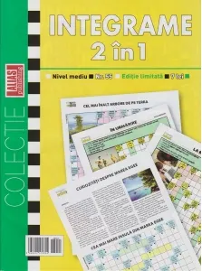 Coperta cărții Integrame 2 in 1. Numarul 55 / 2022