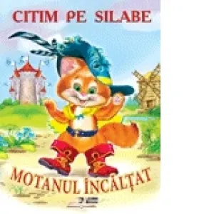 Coperta cărții Citim pe silabe - Motanul Incaltat