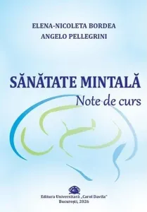 Coperta cărții Sanatate mintala. Note de curs