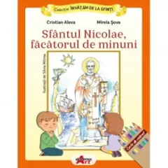 Coperta cărții Invatam de la Sfinti. Sfantul Nicolae, facatorul de minuni