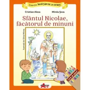 Coperta cărții Invatam de la Sfinti. Sfantul Nicolae, facatorul de minuni