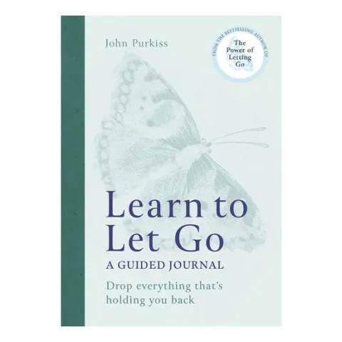 Coperta cărții Learn to let go: a guided journal : drop everything that's holding you back