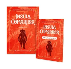 Coperta cărții Insula comorilor + jurnal de lectură