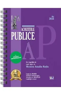 Coperta cărții Achizitiile publice: Mai 2025 Ed.Spiralata