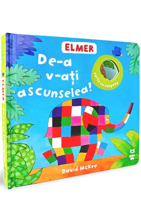 Coperta cărții Elmer de-a v-ați ascunselea!