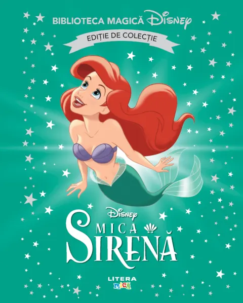 Coperta cărții Mica sirena. Disney. Biblioteca magica. Editie de colectie