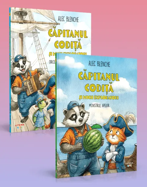 Coperta cărții Pachet Capitanul Codita si micii exploratori