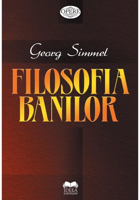 Coperta cărții Filosofia banilor