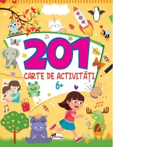 Coperta cărții 201 Carte de activitati 6+