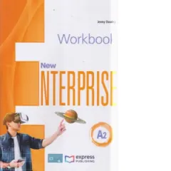 Coperta cărții Curs limba engleza New Enterprise A2. Caietul elevului cu digibook app