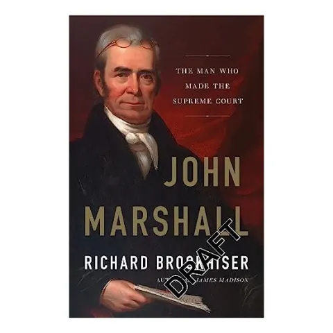 Coperta cărții John Marshall