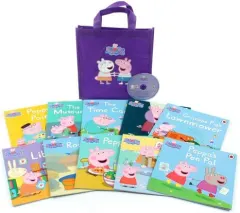 Coperta cărții Peppa Pig 10 Book Collection + CD (Purple Bag)