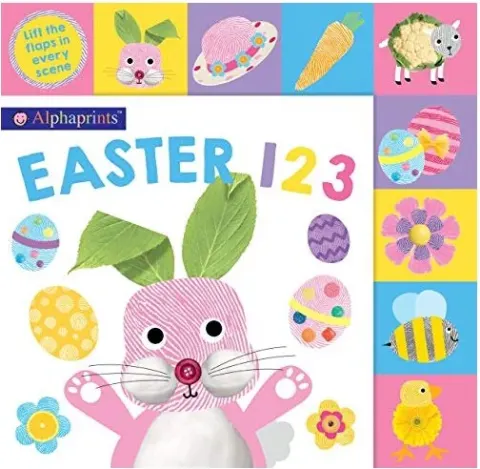 Coperta cărții Alphaprints Easter 123