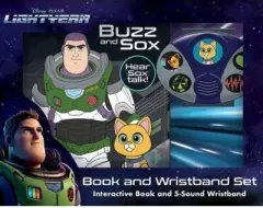 Coperta cărții Disney Pixar Lightyear: Buzz and Sox Book and 5-Sound Wristband Set