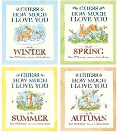 Coperta cărții Sam Mcbratney Guess How Much I Love You 4 Books Collection Set (winter, Spring, Summer, Autumn)
