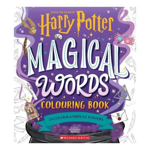 Coperta cărții Magical Words Colouring Book
