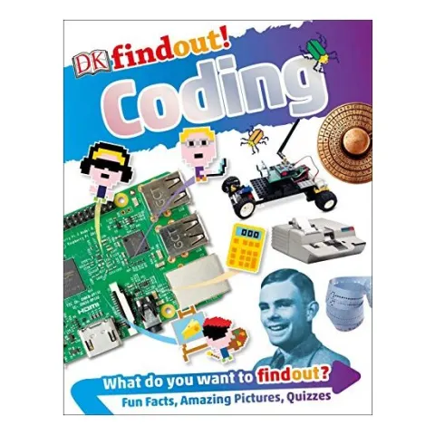 Coperta cărții DKfindout! Coding, DK