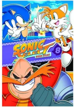 Coperta cărții Sonic select, Ian Flynn, Patrick Spaziante