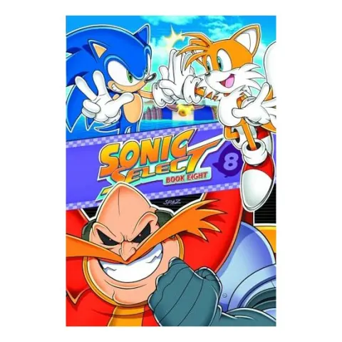 Coperta cărții Sonic select, Ian Flynn, Patrick Spaziante