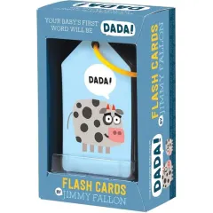 Coperta cărții Flash Cards by Jimmy Fallon - Your Baby's First Word Will Be Dada, JIMMY FALLON